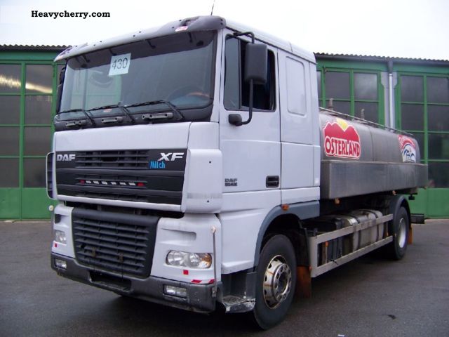 2005 DAF  AE 95 XF 430 - MILK COLLECTION CAR - 12,000 liters Truck over 7.5t Food Carrier photo