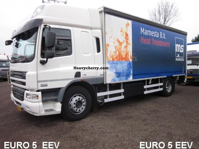 2009 DAF  CF 75 250 EURO 5 EEV Truck over 7.5t Stake body and tarpaulin photo