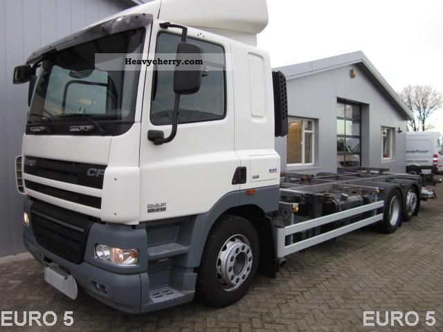 2008 DAF  CF 85.410 6X2 EURO 5 MEGA Truck over 7.5t Swap chassis photo