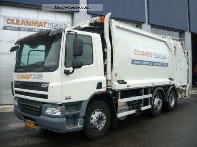 2008 DAF  FAG CF 75.250 Truck over 7.5t Refuse truck photo