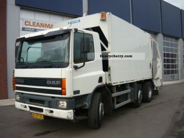 2000 DAF  FAG 75 CF 290 Truck over 7.5t Refuse truck photo