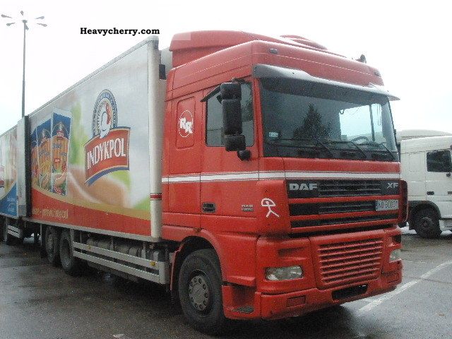 2003 DAF  95XF480 + trailer Pacton Complete Price Truck over 7.5t Refrigerator body photo