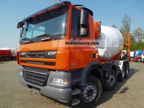 2011 DAF  85 CF 360 8x4 Truck over 7.5t Cement mixer photo