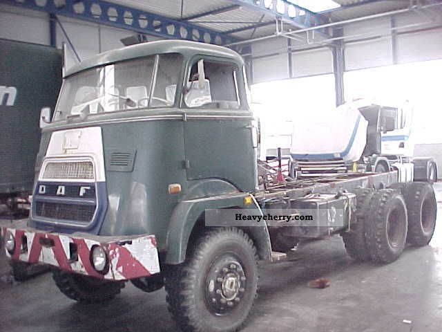 1968 DAF  AZ 1900 6x6 Truck over 7.5t Chassis photo