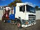 1995 DAF  XF95-360 4x2 timber truck crane Penz 13 000 Remote Truck over 7.5t Timber carrier photo 1