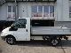 2005 Ford  Transit 85 T300 Flatbed 3-seater + 4500 € net Van or truck up to 7.5t Stake body photo 1