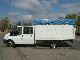 2008 Ford  Transit 350EL double cab pritsche plane + Van or truck up to 7.5t Stake body and tarpaulin photo 7