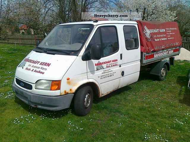 1997 Ford  Transit Van or truck up to 7.5t Stake body and tarpaulin photo