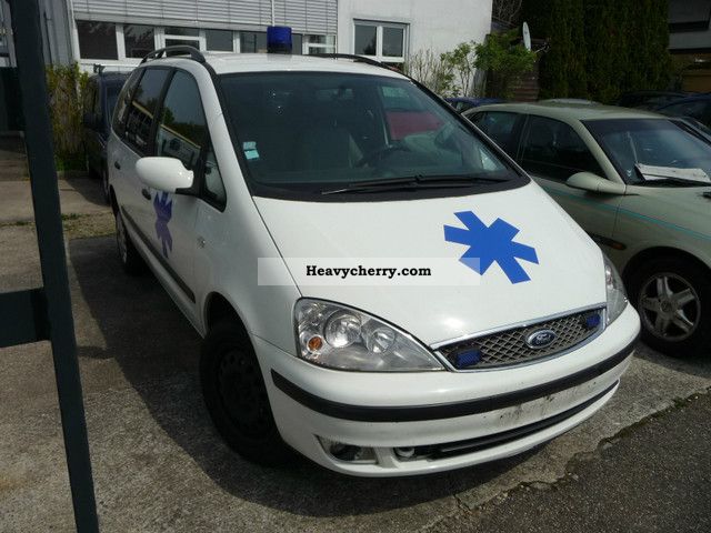 2006 Ford  GALAXY TDI AMBULANCE AIR CARRIER BED Van or truck up to 7.5t Ambulance photo