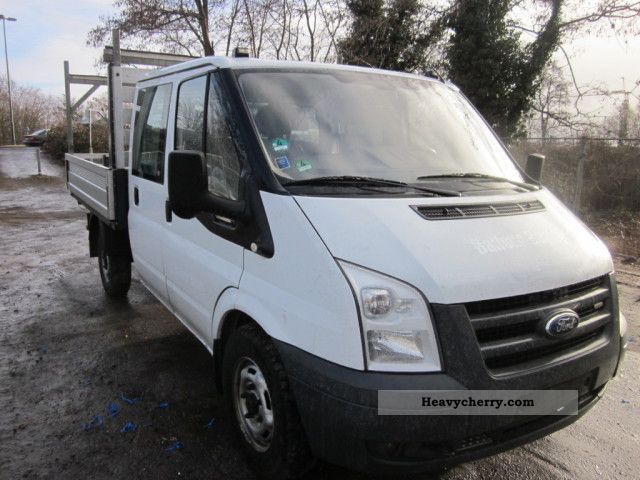 2008 Ford  Transit 2.4 TDCi 330 100T Doka Van or truck up to 7.5t Stake body photo