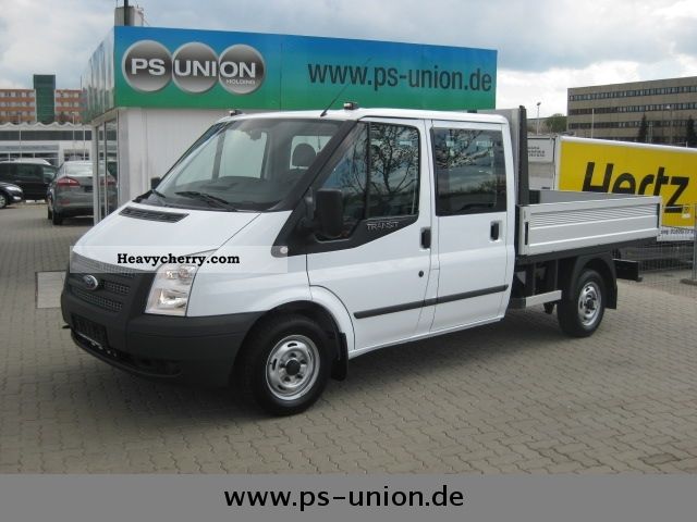 2012 Ford  Transit Ft 300 M Pick DoKa 7Siter end walls Van or truck up to 7.5t Stake body photo