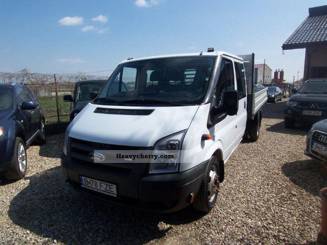 2008 Ford  Transit Double Cabine 2.4TDCI net per 11 500 E Van or truck up to 7.5t Stake body photo