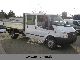 2011 Ford  Transit FT 460 EL DoKa flatbed bulkhead climate Van or truck up to 7.5t Stake body photo 4