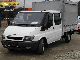2000 Ford  Doka Transit 2,4 D + Skrzynia firanka Van or truck up to 7.5t Stake body and tarpaulin photo 1