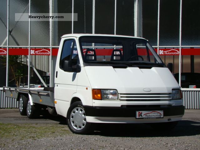 1990 Ford  Only transit 1.Hand 118Tkm Super Platform Van or truck up to 7.5t Car carrier photo
