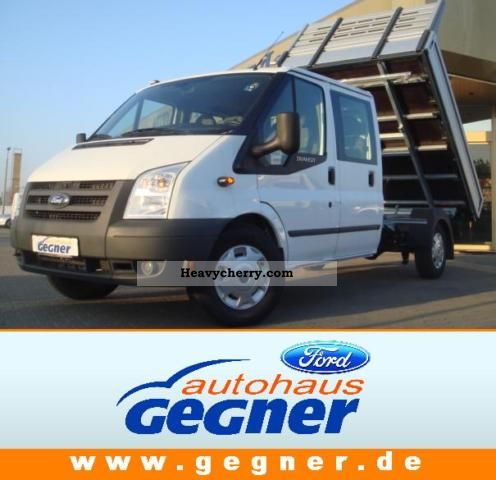 2011 Ford  FT350L Transit Double Cab 4x4 3-way tipper Van or truck up to 7.5t Three-sided Tipper photo