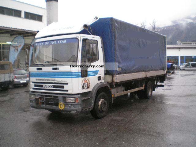 1994 Iveco  ML 120E 18 P / P Truck over 7.5t Stake body and tarpaulin photo