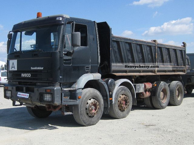 1997 Iveco  Magirus MP 340E 37H Meiller Truck over 7.5t Three-sided Tipper photo