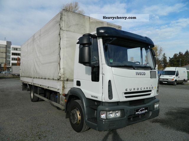 2007 Iveco  Euro Cargo 120 E25P * € 5 - Air - 7.20 meters Truck over 7.5t Stake body and tarpaulin photo