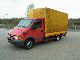 2003 Iveco  Turbo Daily 50C13 flatbed tarp LBW; servo Van or truck up to 7.5t Stake body and tarpaulin photo 1
