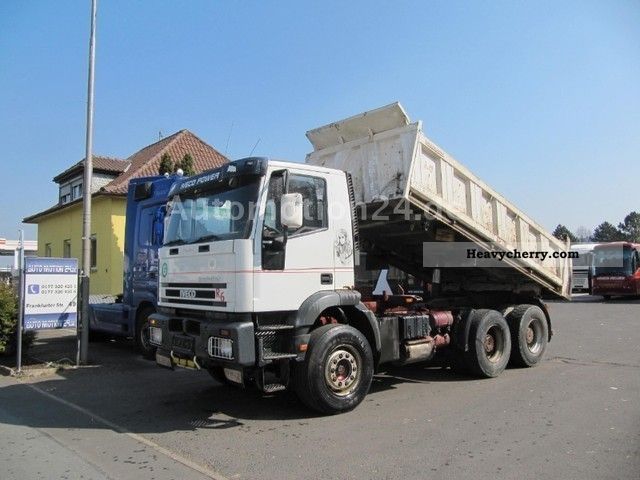 1999 Iveco  260 EH 37 Meiller tipper 6x4 Orig430.000KM Truck over 7.5t Three-sided Tipper photo
