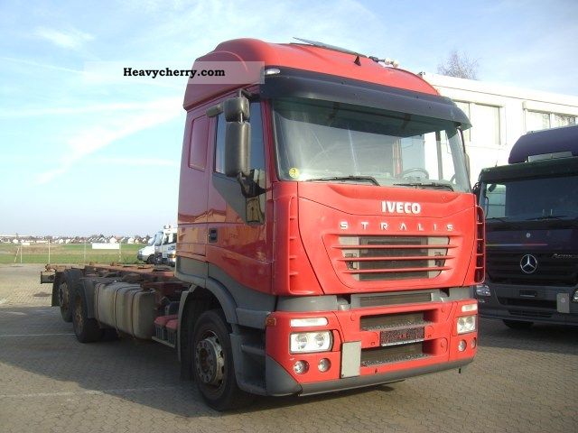 2003 Iveco  Stralis 430 260SY climate RETADER EURO3 MODEL2004 Truck over 7.5t Swap chassis photo