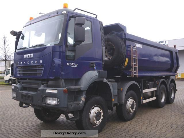 2007 Iveco  AD 410 T 45 W 8x8 Hardox-Stahlmulde/Schaltgetr. Truck over 7.5t Tipper photo