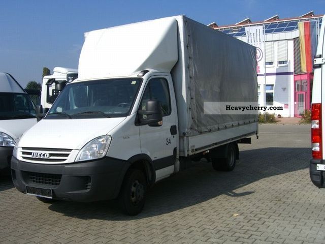 2008 Iveco  35C15 Euro4 Van or truck up to 7.5t Stake body and tarpaulin photo