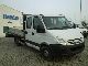 2007 Iveco  Daily 35S12 DoKa crew cab flatbed trailer coupling Van or truck up to 7.5t Stake body photo 1