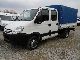 Iveco  Daily 35C15 Tipper DoKa with construction plan 2008 Three-sided Tipper photo