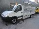 2008 Iveco  Daily 40C12 Platform with tail lift Van or truck up to 7.5t Stake body photo 3