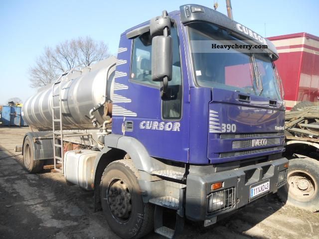 2001 Iveco  EUROTRAKKER 190 E 39 milk tank Truck over 7.5t Food Carrier photo