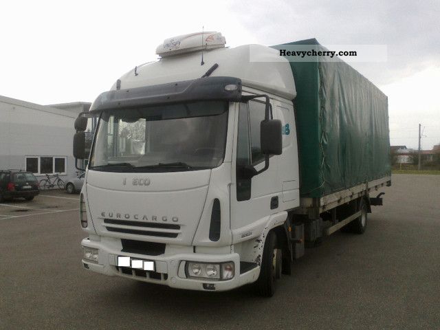 2005 Iveco  80E21, large sleeping cabin heater Truck over 7.5t Stake body and tarpaulin photo