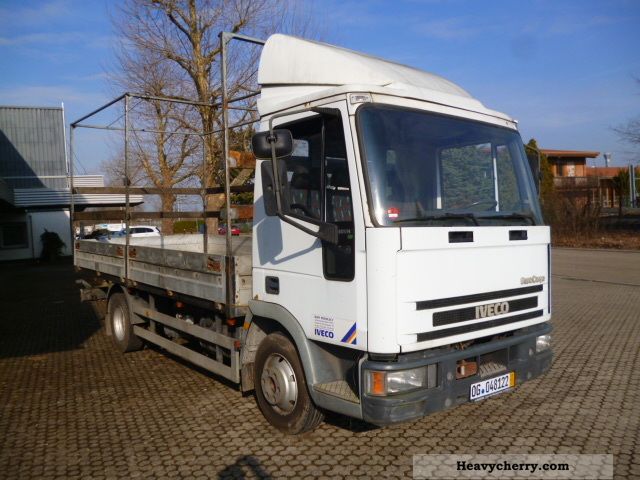 1999 Iveco  75E14 Van or truck up to 7.5t Stake body photo