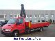 2006 Iveco  65 C 17 5.2 mtr. Flatbed Hiab crane Van or truck up to 7.5t Stake body photo 1