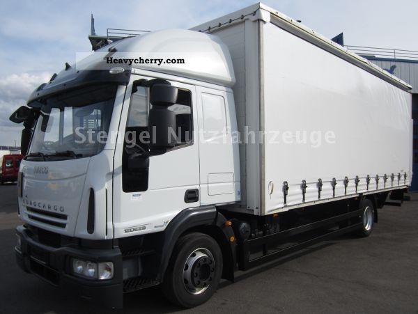 2008 Iveco  ML120E28 / P * 5 * EURO Tautliner + LBW / Edscha Truck over 7.5t Stake body and tarpaulin photo
