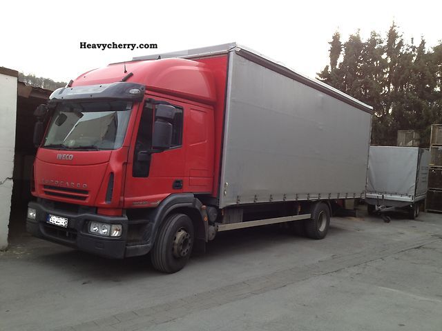 2007 Iveco  Euro Cargo 150E30 plus VAT. Truck over 7.5t Stake body and tarpaulin photo