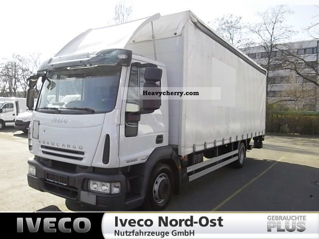 2008 Iveco  ML140E25 R / P (Euro5 air hitch) Truck over 7.5t Stake body and tarpaulin photo