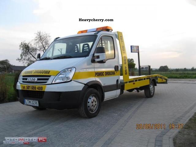 2009 Iveco  35S14 AUTOLAWETA AIR 40tys km Truck over 7.5t Traffic construction photo