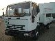 2000 Iveco  80E15 flatbed with crane Van or truck up to 7.5t Truck-mounted crane photo 1