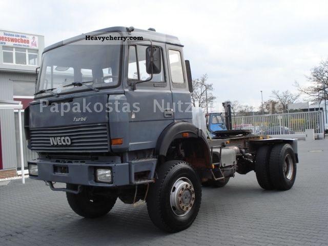1992 Iveco  180-34 AHW tractor 4x4 V8 engine Semi-trailer truck Standard tractor/trailer unit photo