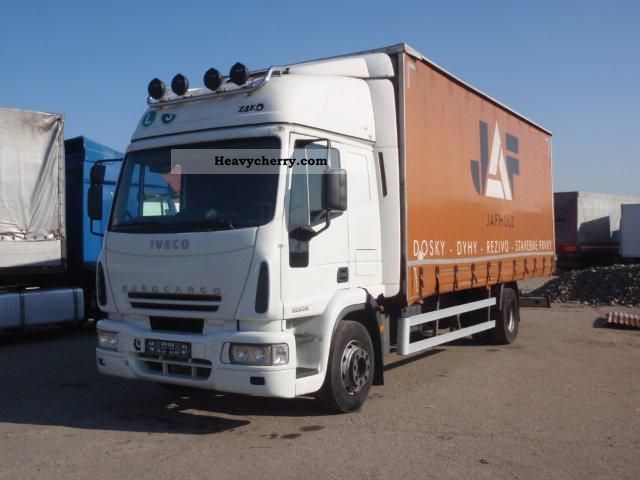 2003 Iveco  150E280, man. gearbox, Euro 3 Truck over 7.5t Stake body and tarpaulin photo