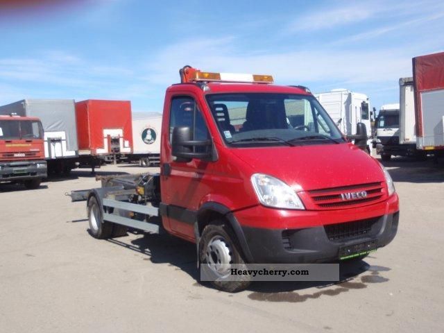 2009 Iveco  Daily 65C18 EURO 4 hook lift trucks Van or truck up to 7.5t Roll-off tipper photo