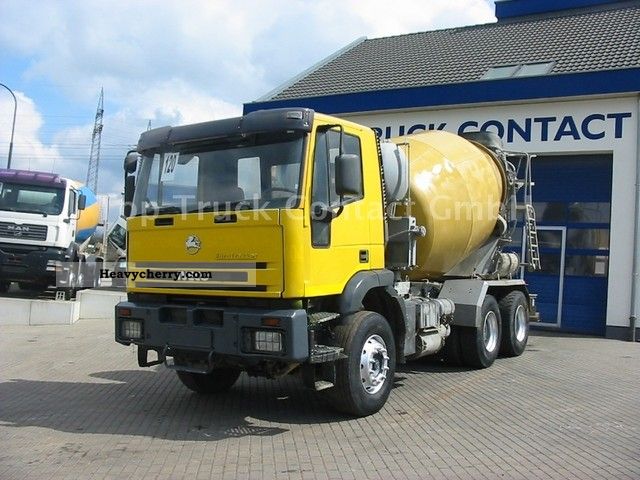 Iveco 260 E 34 Eurotrakker 6x4 Construction With 7m 1999 Cement Mixer Truck Photo And Specs