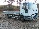 1995 Iveco  ML 75E aluminum flatbed Maxi Van or truck up to 7.5t Stake body photo 4