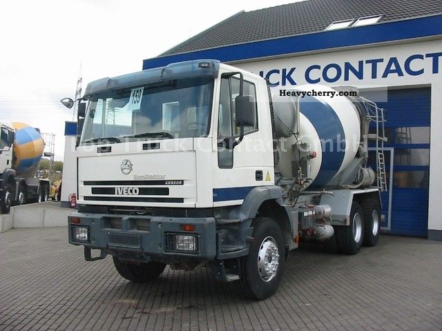 2003 Iveco  260 E 31 EuroTrakker 8m ³ 6x4 construction Truck over 7.5t Cement mixer photo