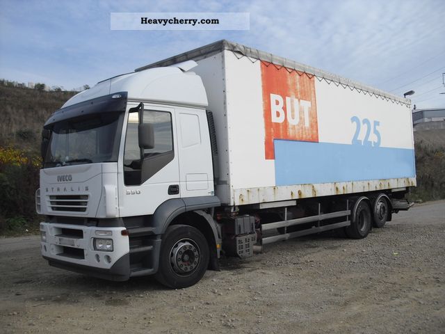 2005 Iveco  Stralis AT 350 tailgate lift axle air Truck over 7.5t Box photo