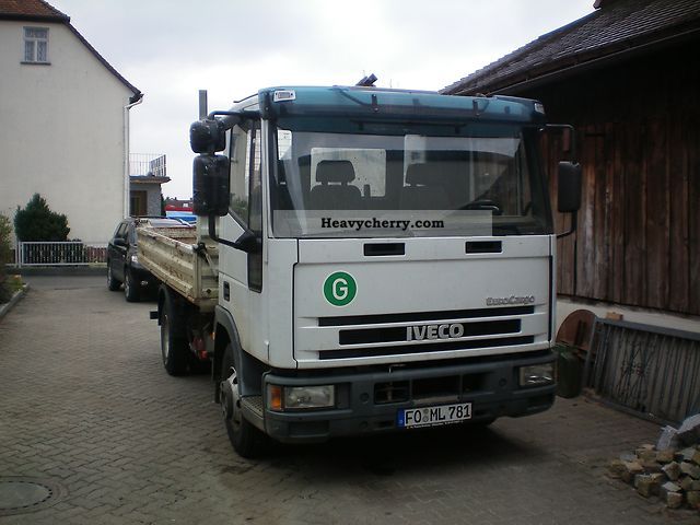 2002 Iveco  75 E Van or truck up to 7.5t Three-sided Tipper photo