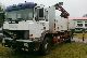 1991 Iveco  Turbostar 190-32 PLATFORM with CRANE Truck over 7.5t Truck-mounted crane photo 1