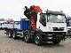 2012 Iveco  AD410T45 8x4 PK74002 crane Truck over 7.5t Stake body photo 1